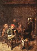 Peasants Smoking and Drinking, Adriaen Brouwer